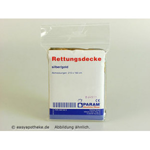 Produktbild von RETTUNGSDECKE gold/silber