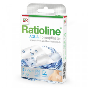 Produktbild von RATIOLINE aqua Duschpflaster 5x7 cm
