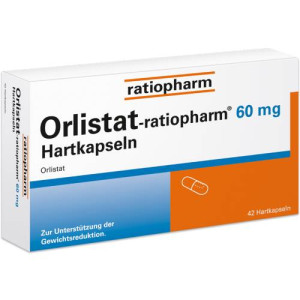 Produktbild von ORLISTAT-ratiopharm 60 mg Hartkapseln