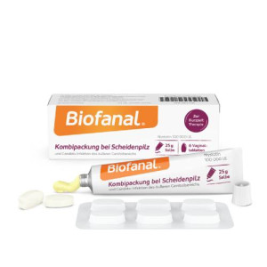 Produktbild von BIOFANAL Kombipackung b.Scheidenpilz Vagtab.+Salbe