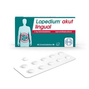 Produktbild von LOPEDIUM akut lingual 2 mg Schmelztabletten